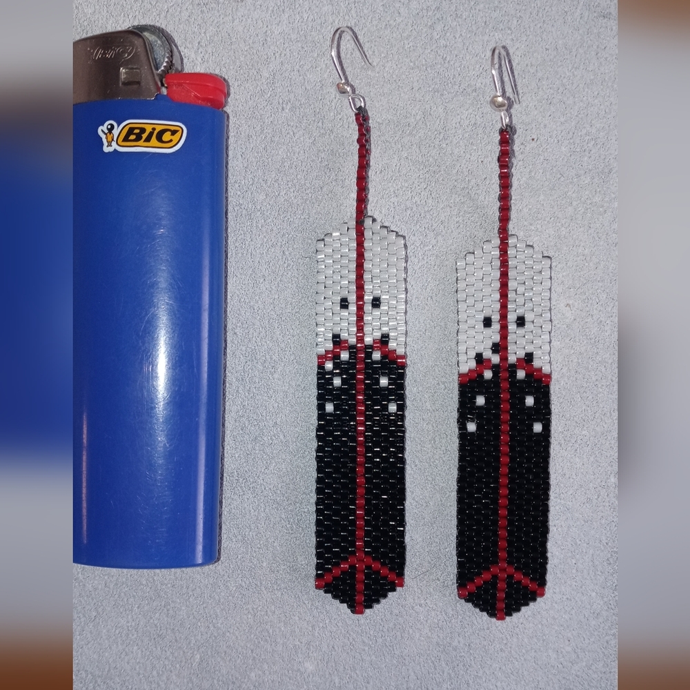 Feather Earrings - image 1